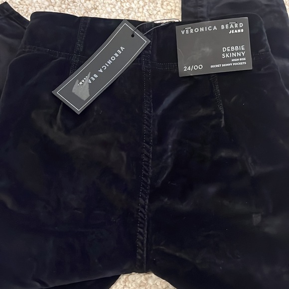 Veronica Beard Debbie Velvet Jeans NWT - Picture 4 of 4